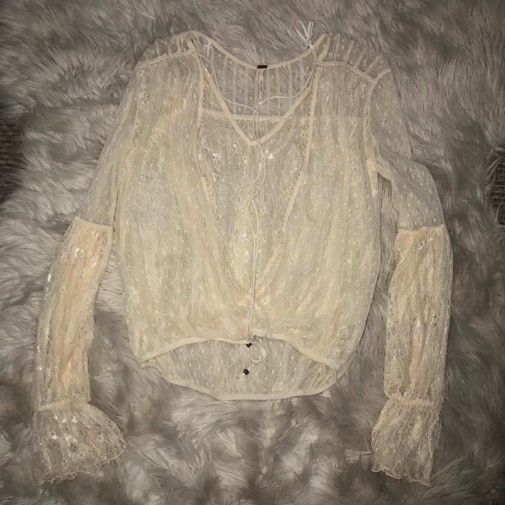 Free People Lace Top - Picture 3 of 3